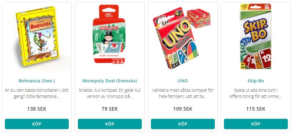 kortspel från spelexperten