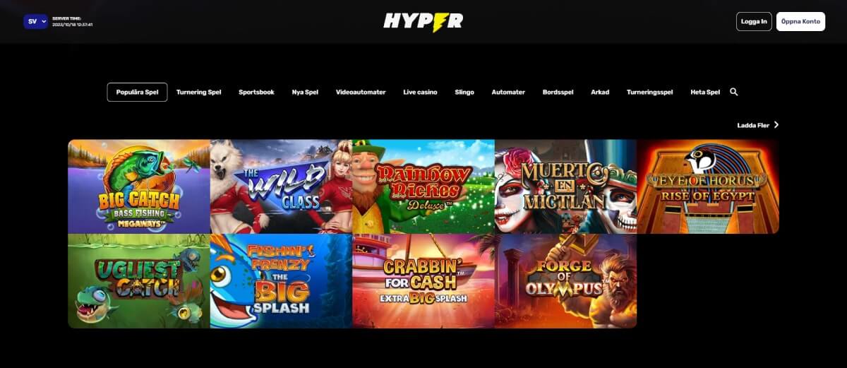 hyper casino spel