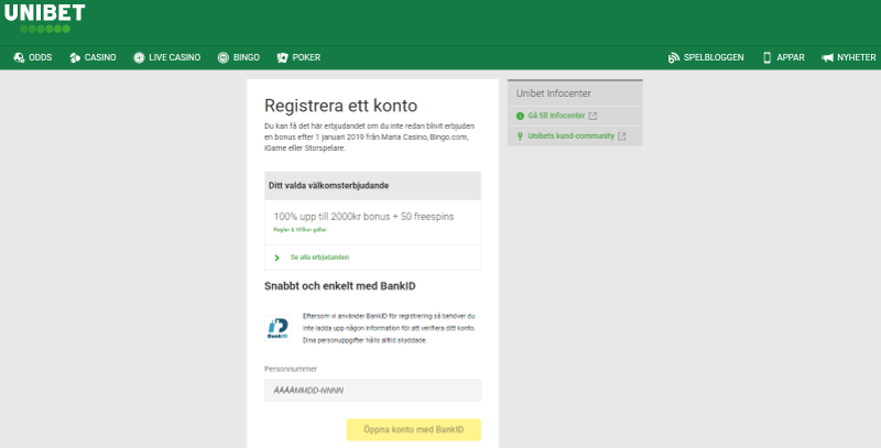 Unibet casino