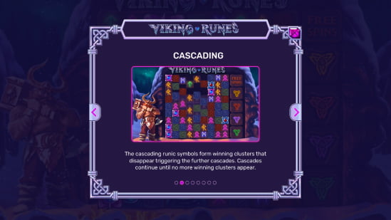 Vikings Runes cascading