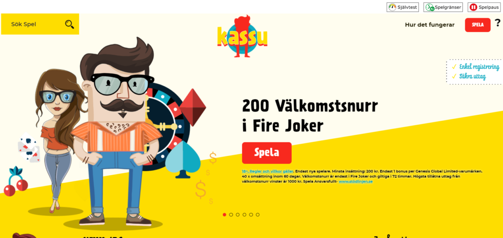 Kassu casino lobby