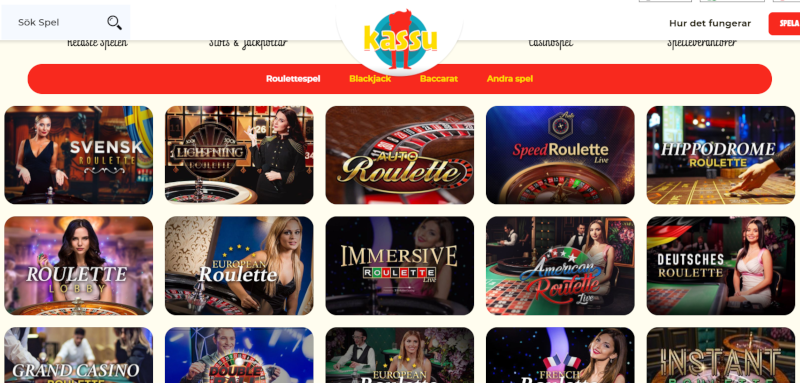 Kassu live spel