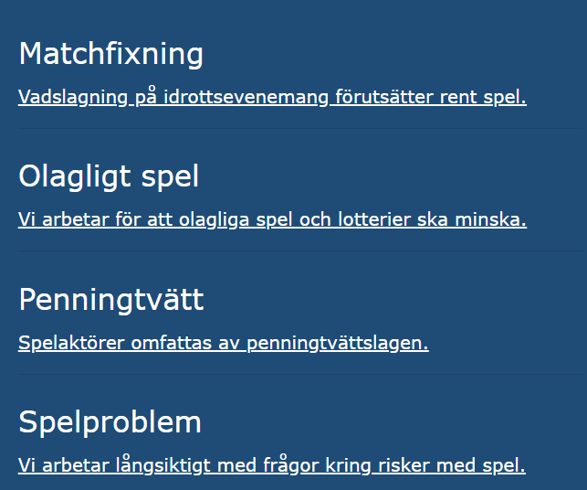 Spelinspektionen internationellt
