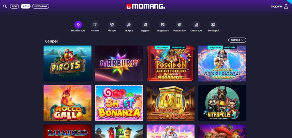 Momang Casino spel