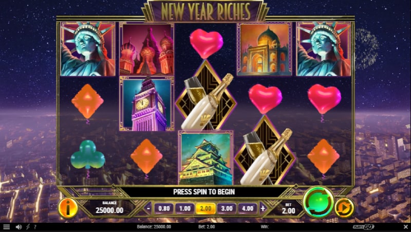 new year riches slot