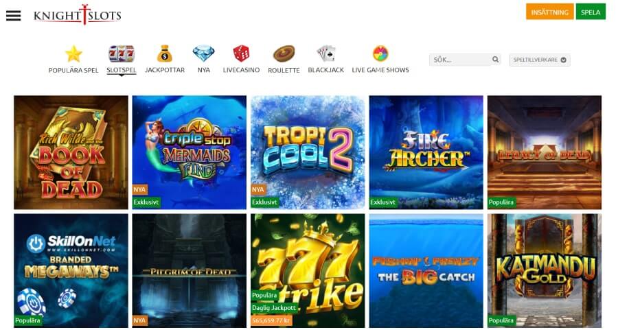 Knightslots spel