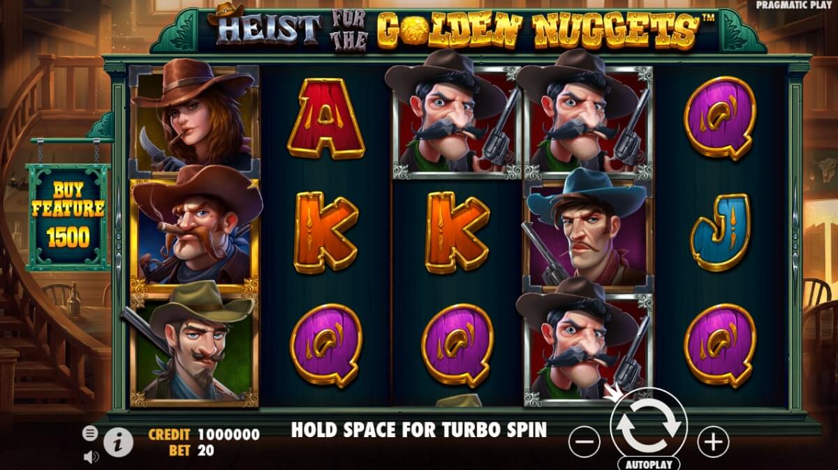 heist for the golden nuggets slot