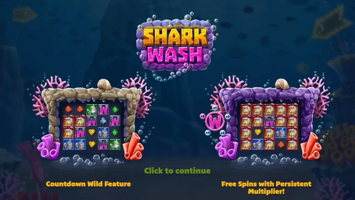 shark wash slot bonusfunktioner