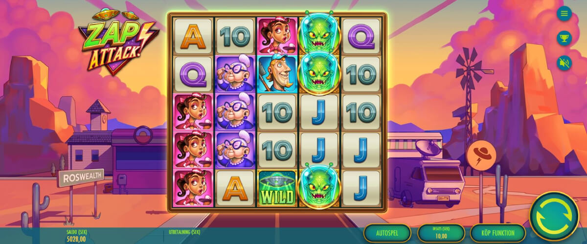 zap attack slot