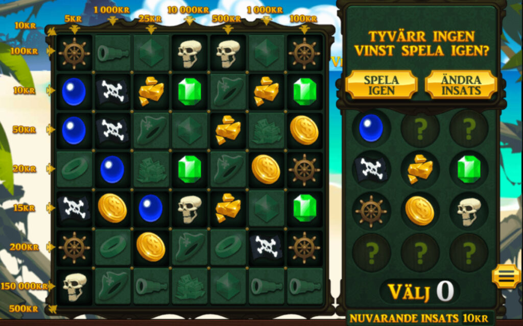 Skattkammarön spel