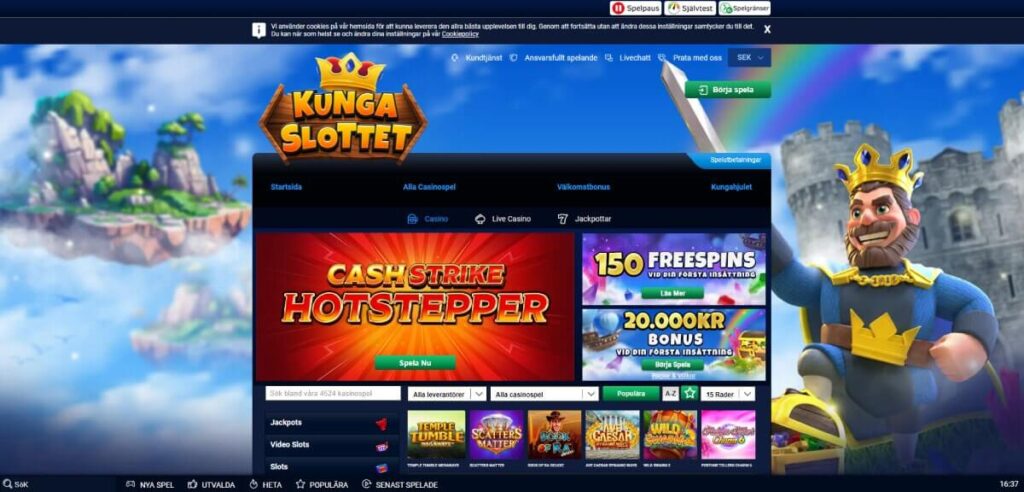 kungaslottet casino