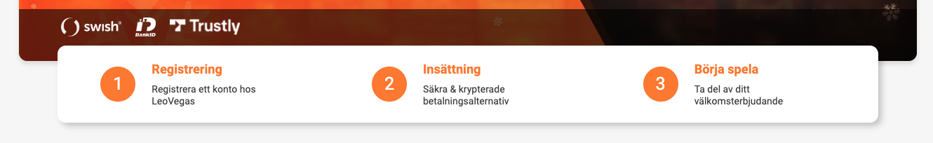 Leovegas bonus registrering