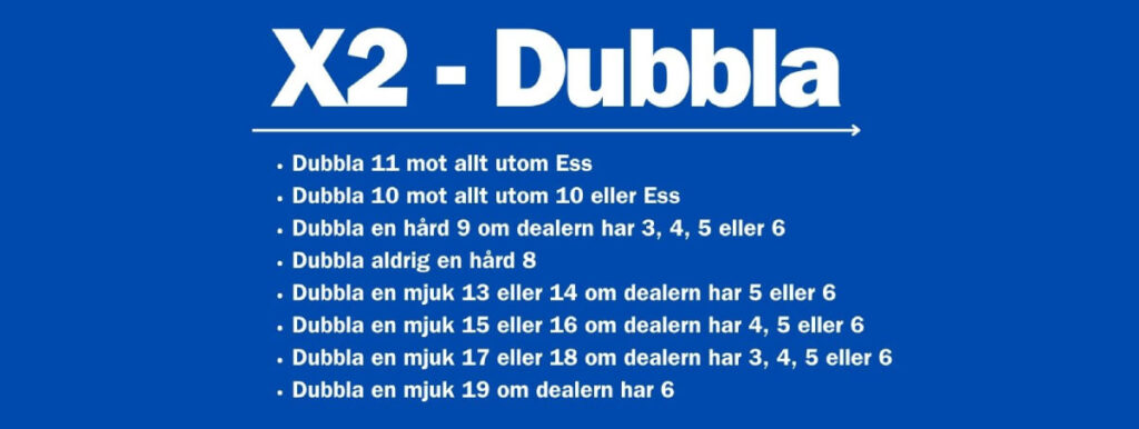 dubbla blackjack