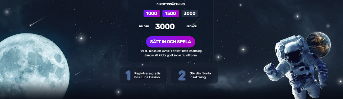 Luna Casino bonus