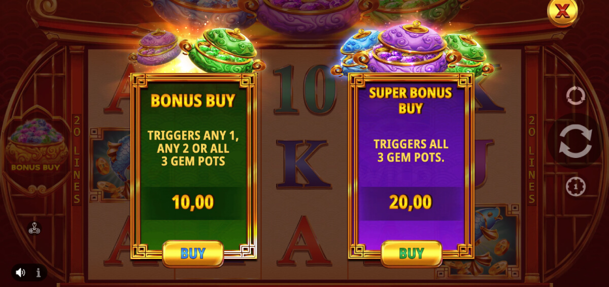 Prosperity Gems bonus buy