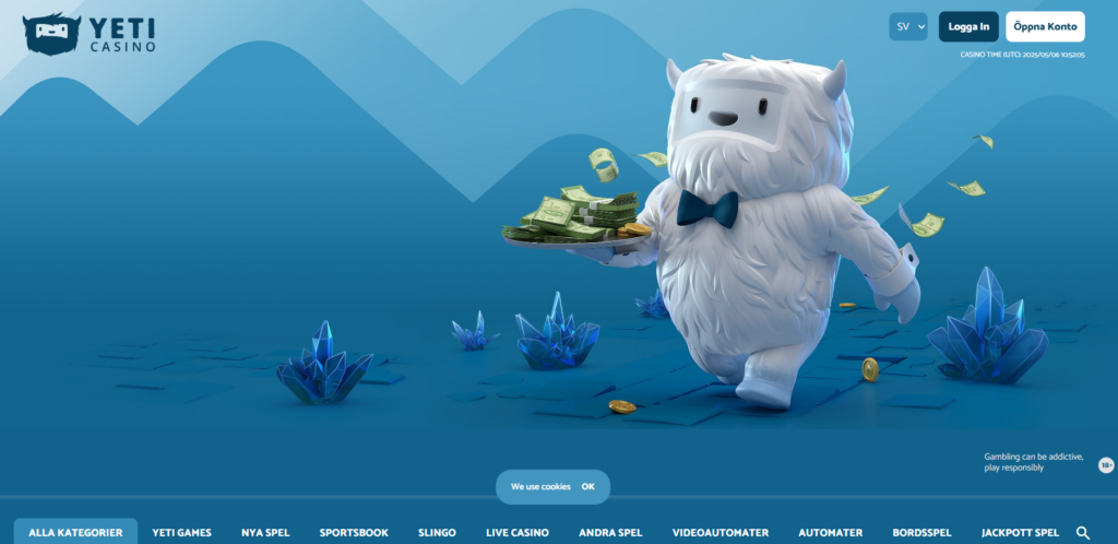 yeti casino recension